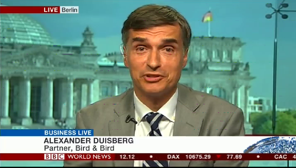 BBC World News Live interview on driverless cars Bird Bird