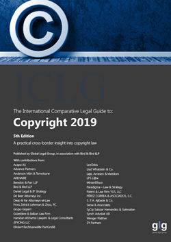 The International Comparative Legal Guide to: Copyright 2019