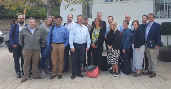 Israel research tour - group image