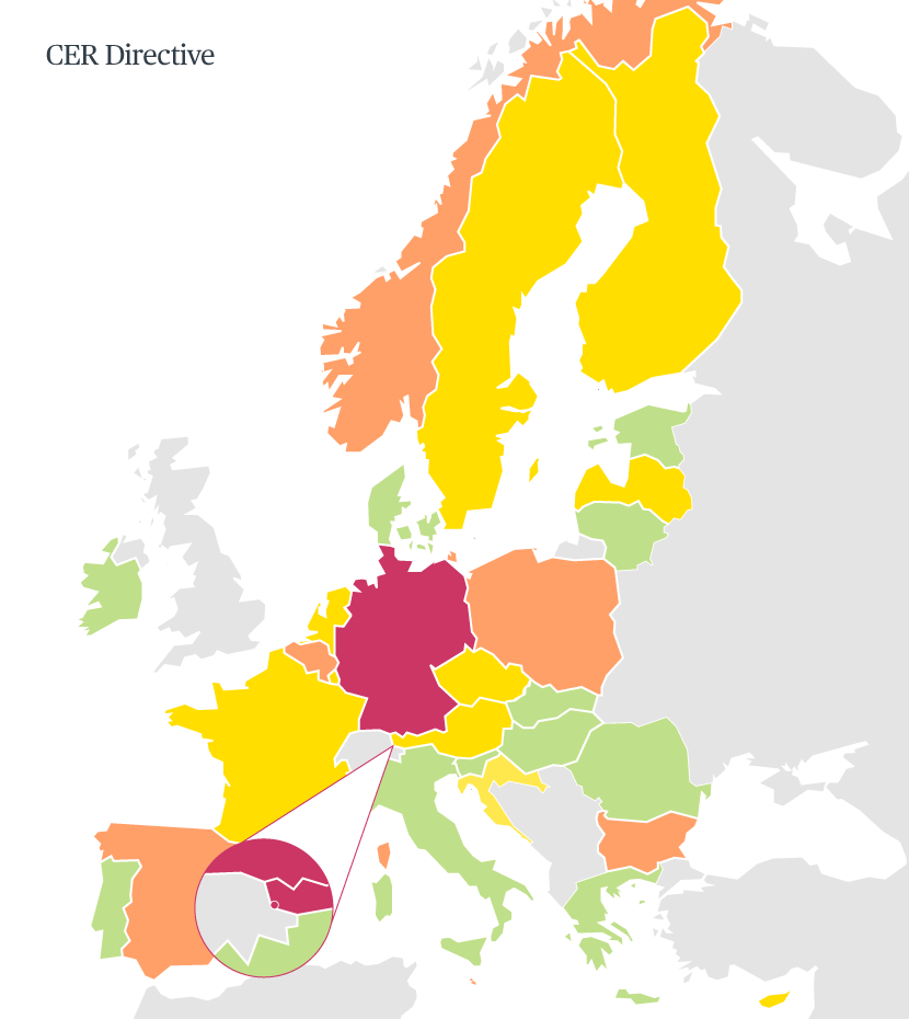 CRE Directive Tracker Map implementation
