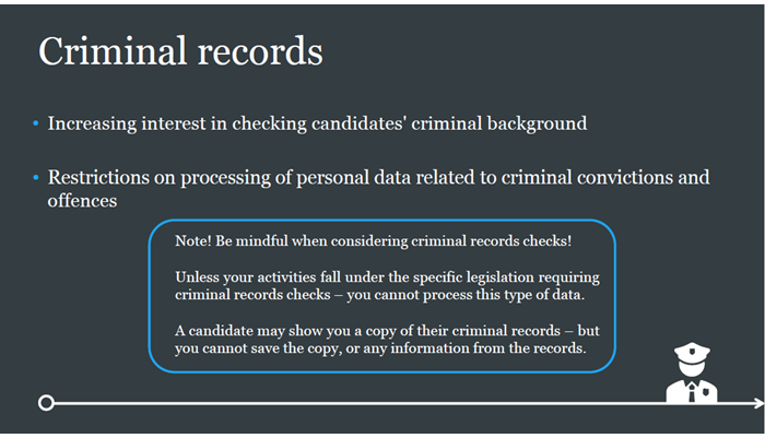 Criminal records